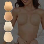 High Quality Rabbit Sticky Silicone Bra Adhesive Push-Up Invisible Strapless Backless Bra for Women