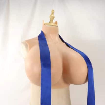 Silicone Z Cup Breast Fill Realistic Big Boobs for Drag Queen Transgender Crossdresser Form with Cotton