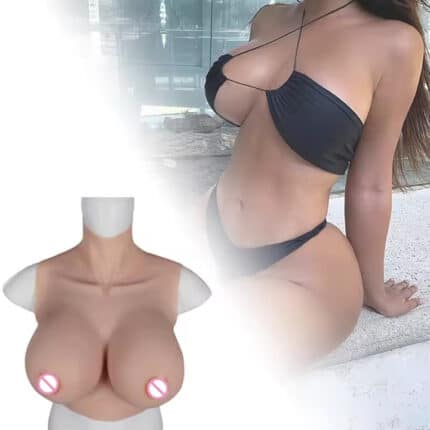 High Quality Realistic Silicone Breast Form Sexy Boobs Huge Tits for Crossdresser Sissy Transgender Transvestite