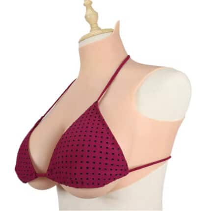 Quality Certification Realistic Silicone Breast Forms Huge Male-to-Female Cosplay Crossdressing Costume Accessory