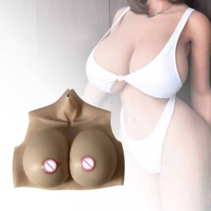 Male to Female Realistic Silicone Breast Form Sexy Boobs Fake Tits Crossdresser Sissy Cosplay