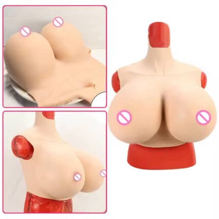 High Quality Z Cup Huge Tits Sexy Boobs Silicone Breast Forms Chest for Crossdresser Sissy Transgender