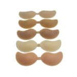 Silicone Adhesive Bra Invisible Push-Up Matte Silicone Strapless Backless Bra for Women