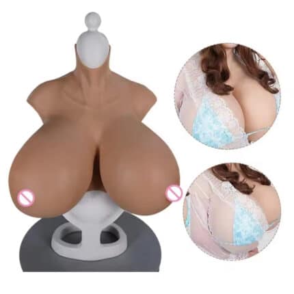 Quality Certification Silicone Boobs Forms With Clavicle Plump Big Breast Sexy Figure Shapewear for Trans Cosplay