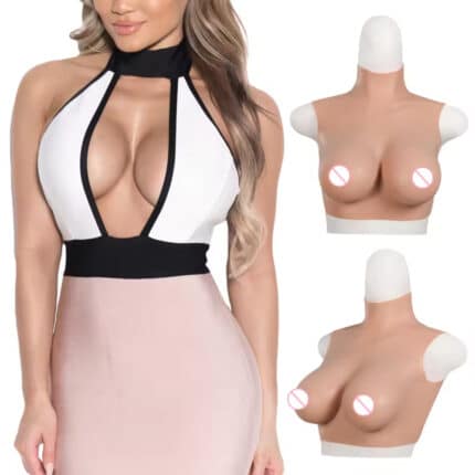 Factory Supply Silicone Breast Forms Natural 2nd Skin Artificial Breast for Drag Queen & Crossdresser