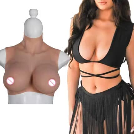 High Quality Lifelike Silicone Breast Forms Fake Boobs for Crossdresser Transvestite & Drag Queen