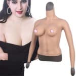Hot Selling D Cup Realistic Silicone Breast Forms With Arms Big Tits Artificial Boobs Chest for Ladyboy Cosplayer
