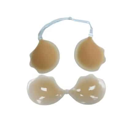 High Quality Silicone Cup Sticky Wedding Boob Lift Bras Strapless Backless With Shoulder Strap