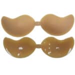 New Arrival Backless Strapless Invisible Silicone Matte Bra Mango Ultra Thin Sticky Reusable Push-Up