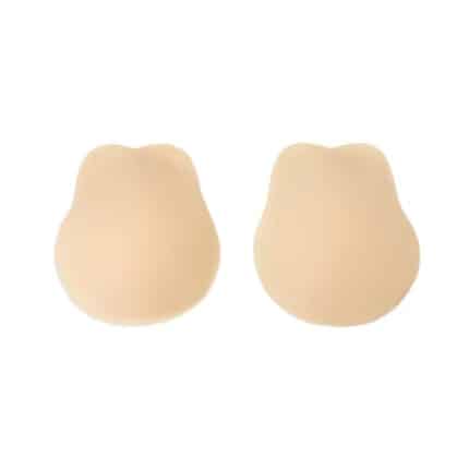 High Quality Self Matte Adhesive Silicone Rabbit Ear Bra Invisible Strapless Backless Bra Lift Stick-On