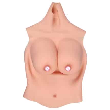 Quality Certification Artificial Silicone Realistic Breast Form Half Body Cosplay Crossdresser Prosthesis Underwear