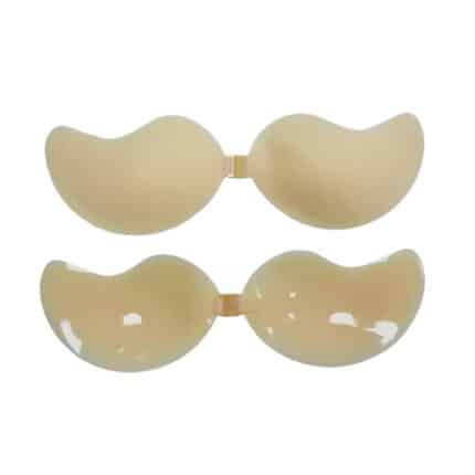 Ultra Thin Seamless Waterproof Strapless Push-Up Bra Solid Opaque Matte Silicone Adhesive Bra