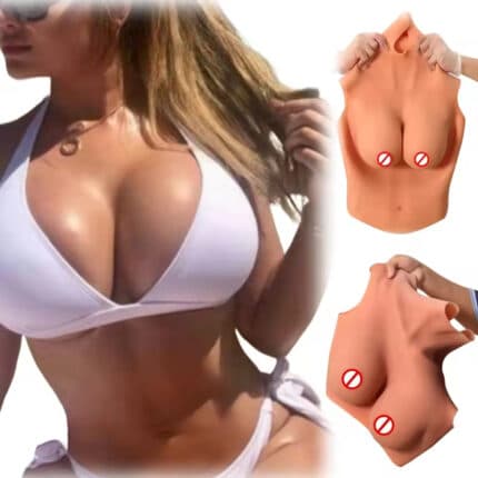 Half Body Silicone Breasts Forms