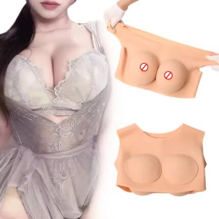 Realistic C Cup Silicone Breast Form