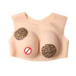 Low Neck Realistic Silicone Breastplate Fake Boobs