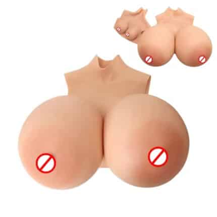 Inflatable ZZ Cup Silicone Breast Forms